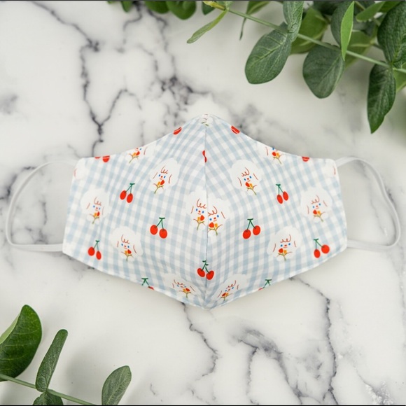 Hand Crafted Accessories - 3 layers with filter pocket face mask